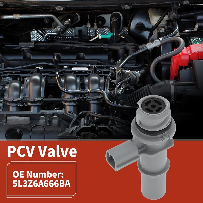 TUCKBOLD PCV Valve for Ford F-150 Fusion for Mustang Taurus Crown Victoria for Lincoln Zephyr Town Car for Mercury Grand Marquis Milan Montego Monterey Sable No.5L3Z6A666BA - Image 2